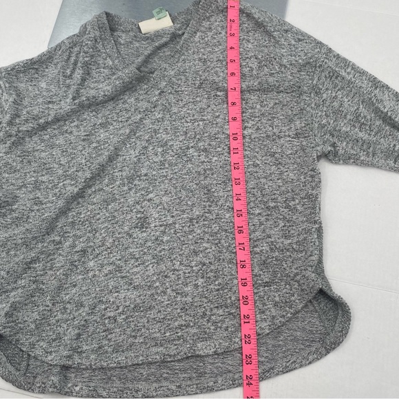 ANTHROPOLOGIE SATURDAY SUNDAY I Hacci Tunic Sweater Gray Extra Small Oversized - Picture 6 of 13